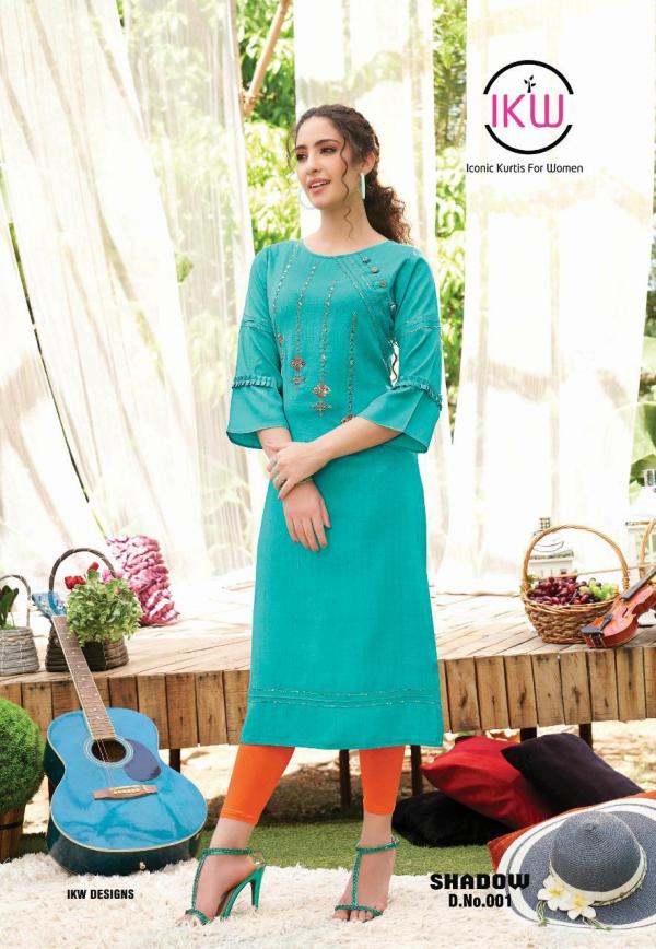 IKW Shadow 1-Rayon-Weaved-Kurti